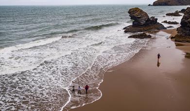 Llangrannog Beach