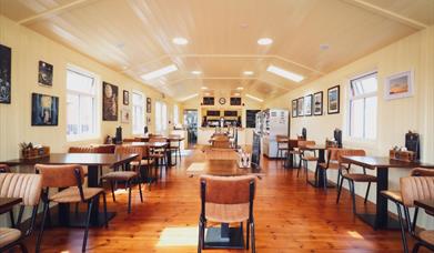 Café at Vale of Rheidol Aberystwyth railway station
