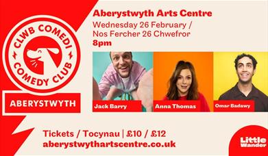 February Comedy Club at Aberystwyth Arts Centre