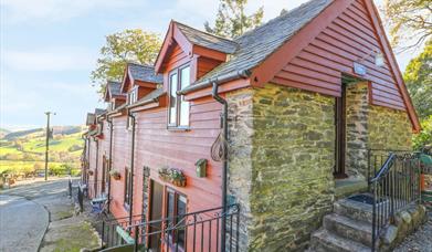 Barn View Cottages near Llanidloes, Oak Cottage exterior