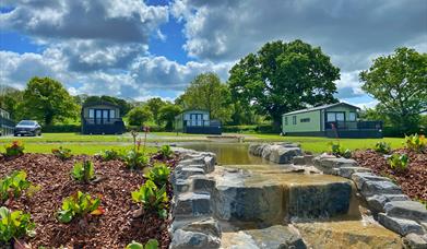 Derwen Mill Holiday Park in Guilsfield, near Welshpool, has 103 pitches but is divided up to feel like a collection of small park, with each area havi