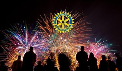 Fireworks display organised by Llanidloes Rotary Club