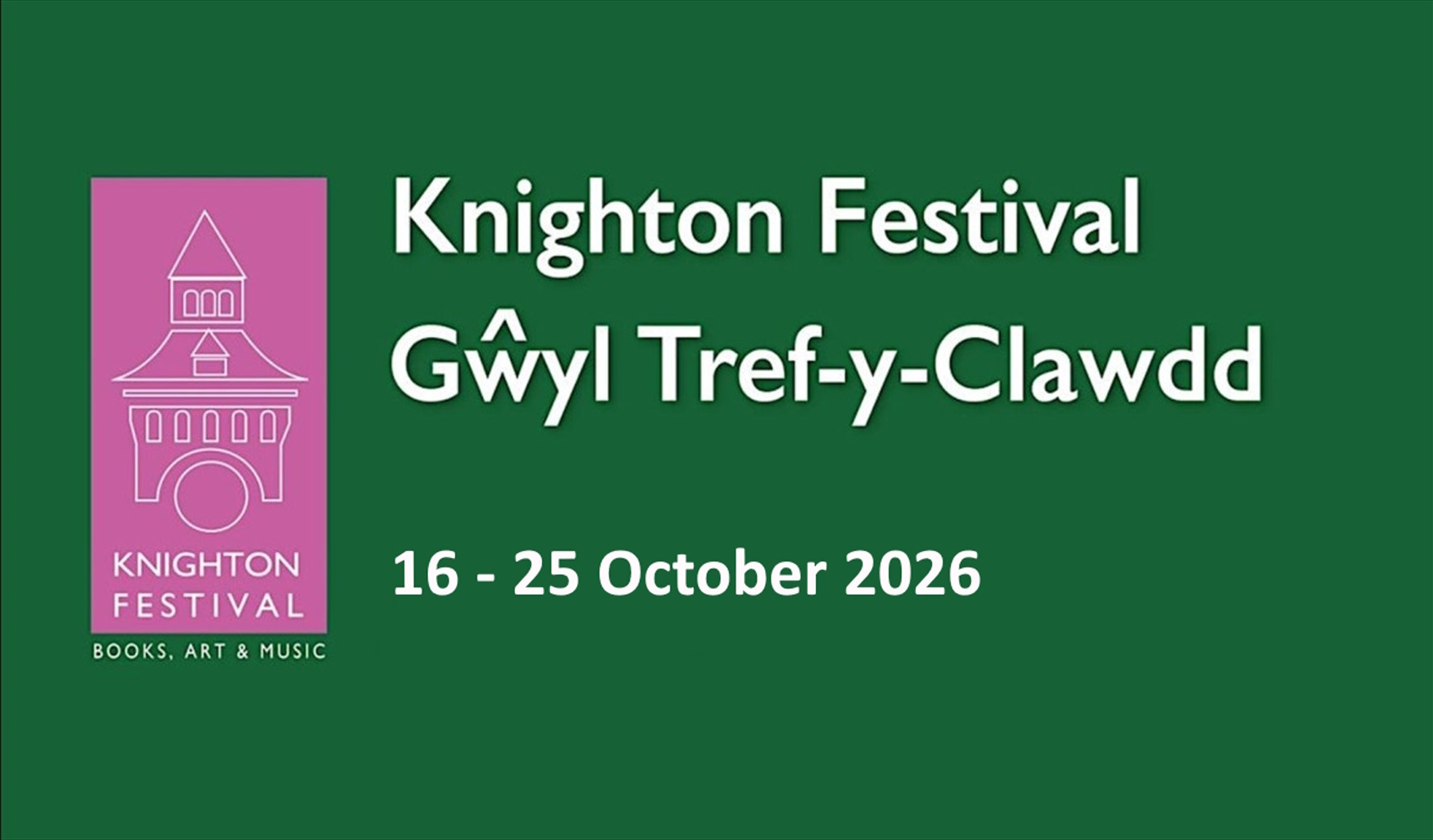 Knighton Festival of Books, Art and Music 2026