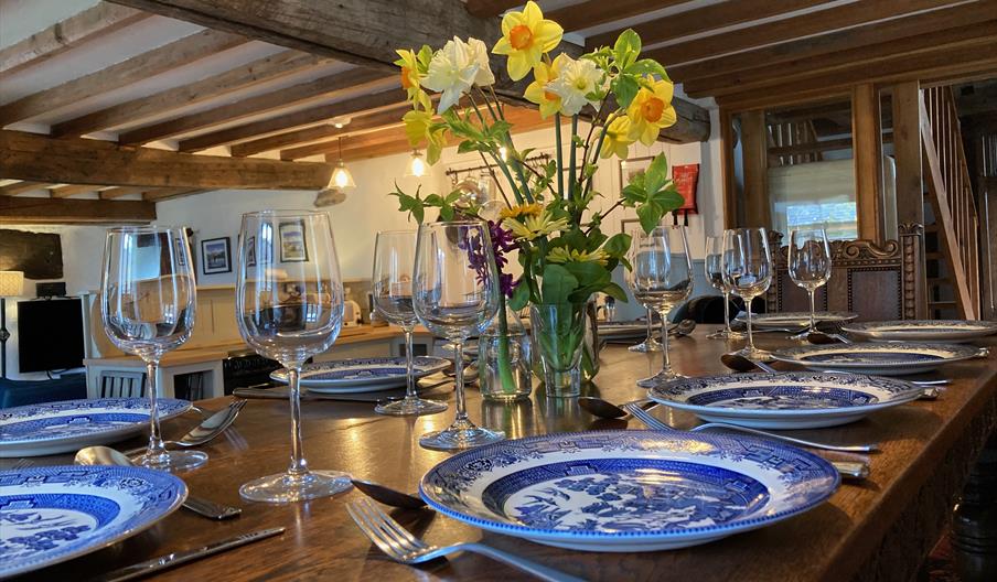 Ty Neaudd dining table, Gwanas Fawr