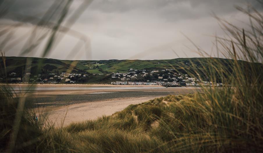 Dyfi Estuary view from Ynys Las Beach across to Aberdyfi