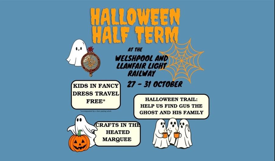Halloween fun at Welshpool & Llanfair Railway
