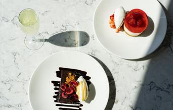 Llety Parc on-site restaurant