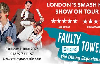Faulty Towers Dinning Experience at Craig y Nos Castle