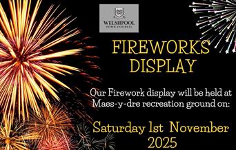 Welshpool Fireworks Display 2025