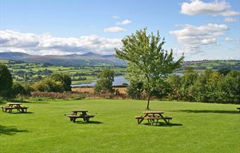 Camping at Llangorse Activity Centre