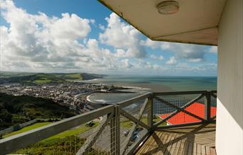 Constitution Hill | View overlooking Aberystwyth