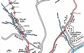 Circular Walk 1 - Ffrydd Farm and Penshwa Lane