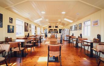 Café at Vale of Rheidol Aberystwyth railway station