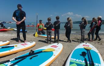 paddleboard lesson new quay