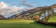 On a wintry day, our train steams up the Fathew Valley towards Cader Idris
Pic - Barbara Fuller