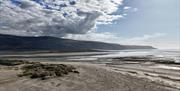 Looking along the coast from Barmouth Beach