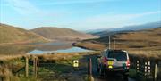 A sunny day in the Highlands of Ceredigion.