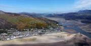 Abermaw / Barmouth in Southern Snowdonia is a great location for Mountain, Sand and Sea. Extensive sandy beach with attractions, water sports and boat