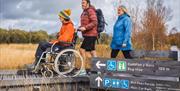 Cors Caron offers excellent accessible facilities