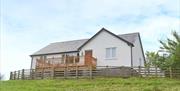 Madog's Wells - Field view of Swallow Cottage