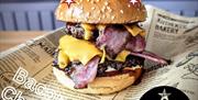 Tully's Sports Diner Llandrindod Wells, All American burger
