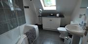 Main/family bathroom at Capel Cartref