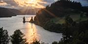 Photo of sunset at Lake Vyrnwy