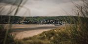 Dyfi Estuary view from Ynys Las Beach across to Aberdyfi