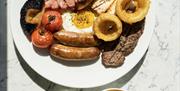 Llety Parc restaurant, Park Kitchen meat platter