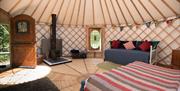 Yurt inside