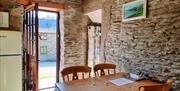 Oak cottage dining area