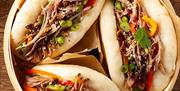 Tully's Sports Diner, pulled pork bao buns