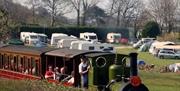 Tynllwyn Caravan and Camping - Talyllyn Train passing by