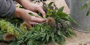 Wreath Making Workshop at Llanerchaeron