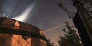 The Secret Yurts
Exterior of yurt under a starlit sky