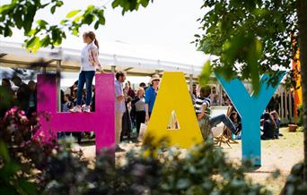 Hay Festival at Hay-on-Wye