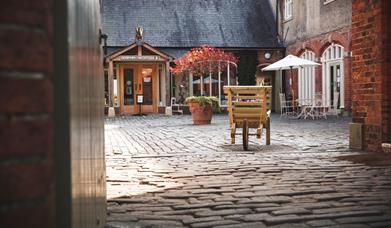 Gregynog Café Courtyard