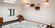 Jacuzzi in our Beeches Lodge