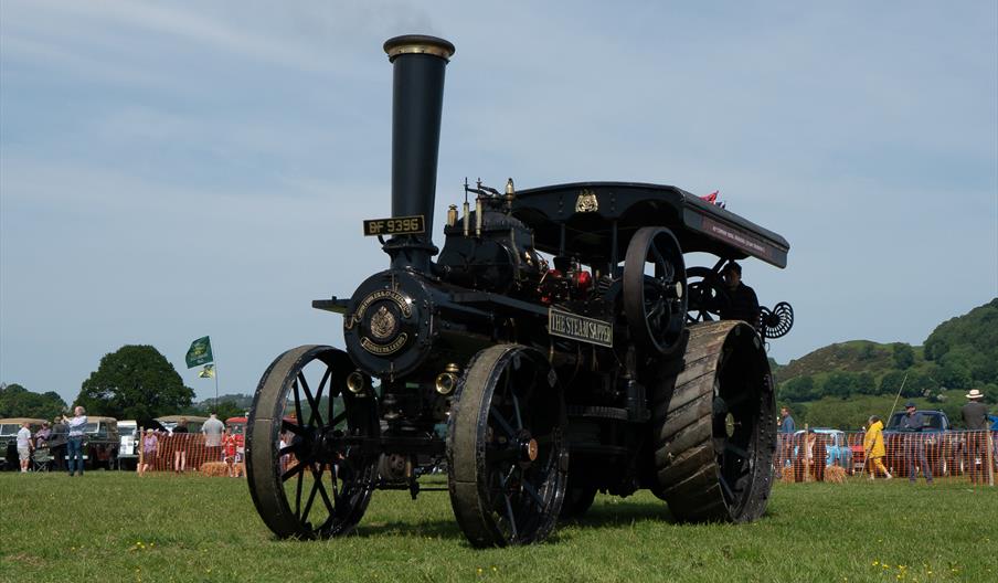 Steam Engine at the Caersws Vintage Rally