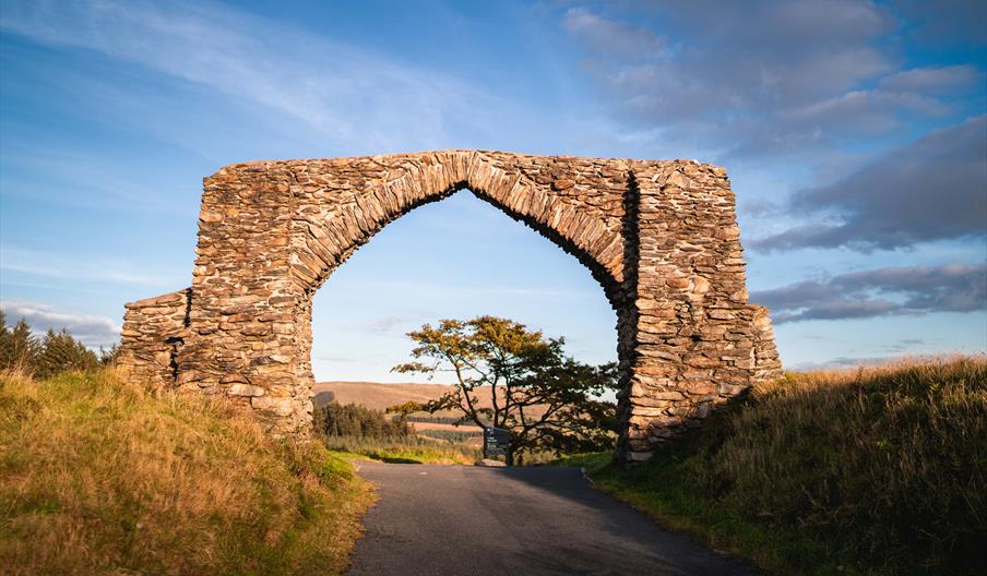 The Arch, Hafod on the Devil's Bridge to Rhayader Mountain Road