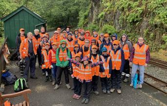 A day of celebration for Talyllyn Railway volunteers tracksiders