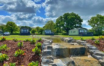 Derwen Mill Holiday Park in Guilsfield, near Welshpool, has 103 pitches but is divided up to feel like a collection of small park, with each area havi