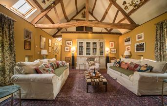 The Tithe House living room, luxury self catering