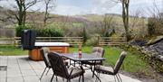 Dining at Felin Cottage near Lampeter Mid Wales