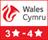 3-4 Visit Wales Stars Self-catering