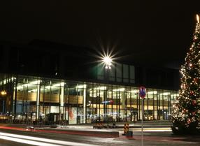 Juletre på Stortorget i Hamar