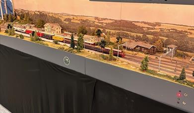 Et av de flotte anleggene som kommer til Modelljernbanemessa på Hamar
