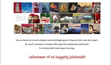Juleåpent Åker gård kunst og håndverk