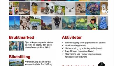 Åker Kunst og håndverk  Aktivitetsdag og marked
