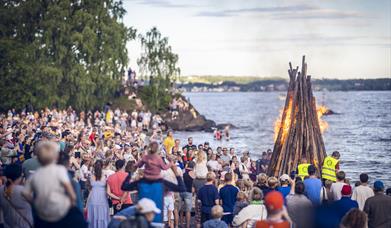 Sankthansfeiring på Domkirkeodden!